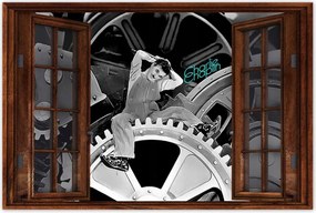 Poszterek 120x80 Charlie Chaplin