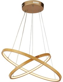 Searchlight 75032-2NA - LED Csillár zsinóron ETERNITY LED/12W/230V arany