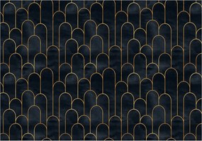Fotótapéta Arany vonalak Éjszaka geometria sötét háttér 250x175 +ragasztó