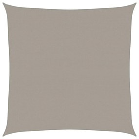 világosszürke HDPE négyszögű napvitorla 160 g/m² 4x4 m