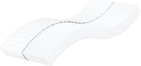 vidaXL fehér H2/H3 keménységű habmatrac 90 x 190 cm