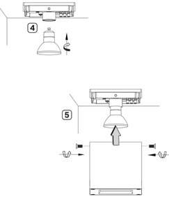 Kültéri fali lámpa MORRIS 1xGU10/35W/230V IP54