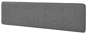 Fejtámla Tokke 180x48 cm szürke [en.casa]