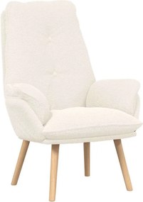 vidaXL karosszék Krém 69 x 74 x 93 cm Sherpa szövet