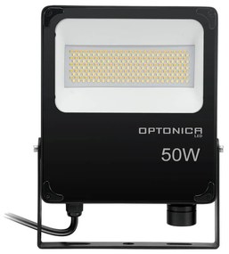 Optonica Változtatható Színhőmérsékletű SMD LED Reflektor Fekete 50W 5000lm 3000-6000K CCT IP66 IK08 5303