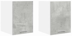 Függő szekrény Riga 2 pcs Beton szürke és fehér 30 x 31 x 40 cm