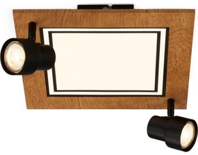 Brilo - LED mennyezeti lámpa LED/12W/230V + 2xGU10/9W 3000K