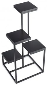 KASKADA virágtartó állvány 79x40 cm fekete