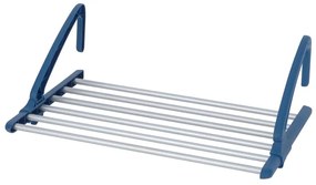 WENKO 63005800 - Ruhaszárító 37,5x21 cm rozsdamentes acél/ezüst/kék