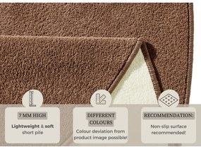 Barna kerek szőnyeg ø 133 cm Fancy – Hanse Home
