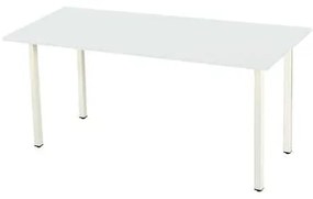 Íróasztal Standard, 200 x 80 x 75 cm, egyenes kivitel, fehér