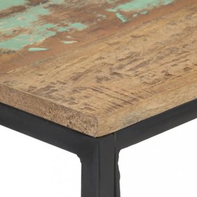 tömör újrahasznosított fa tálalóasztal 110 x 35 x 75 cm