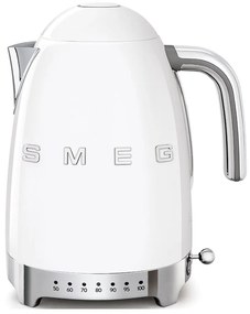 Fehér rozsdamentes acél vízforraló 1,7 l Retro Style – SMEG