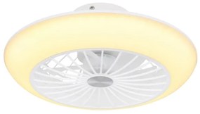 Globo 03632W - LED mennyezeti lámpa ventilátorral LAFEE LED/18W/230V