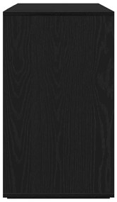 Fekete Tölgy Oldalszekrény Fekete tölgy Fa furnér 135 x 41 x 75 cm