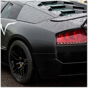 Poszterek 100x100 Fekete autó