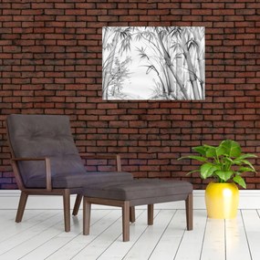 Kép - Bambusz erdő (70x50 cm)