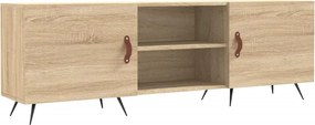 vidaXL sonoma tölgyszínű szerelt fa TV-szekrény 150x30x50 cm