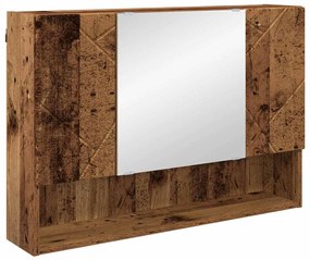 Fürdőszoba bútor szett 5 pcs Régi fa 30 x 35 x 192 cm Faanyag