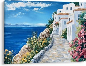 Kép - Sikátor a tenger mellett (70x50 cm)