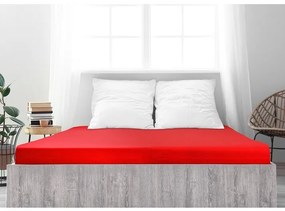 4Home jersey lepedő Ideal piros , 160 x 200 cm, 160 x 200 cm