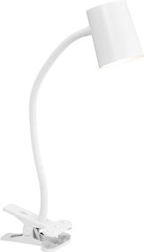Osram - DESK LINE asztali lámpa csíptetővel 1xGU10/9W/230V fehér