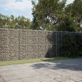 horganyzott vas gabion kosár fedéllel 450 x 100 x 200 cm