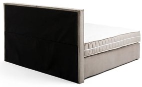 Szürkésbarna boxspring ágy 180x200 cm Olia Bold – Bonami Selection