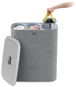 Szürke textil szennyeskosár 90 l Tota Trio – Joseph Joseph