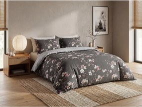 BLOSSOM szürke mikroszálas flanel ágyneműhuzat Ágyneműhuzat mérete: 70 x 90 cm | 140 x 200 cm