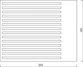 Zöld takaró 160x200 cm Onu – noo.ma