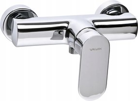 Zuhany csaptelep fali cső kétlyukú króm