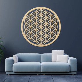 Mandala fa falfestmény | Élet virága