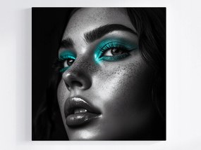 Poszter Portré Nő Művészi Smink Modern 80x80
