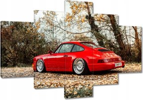 Vászonkép 120x80 Piros Porsche Autó