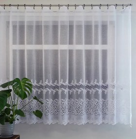 Mg Függöny 638/67 Fehér 210X160cm készre szerelve K szalaggal