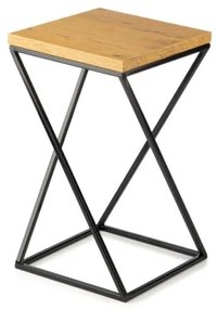 LOFT virágtartó állvány 40x24 cm fekete/barna