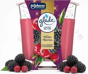 Karácsonyi Téli Illatgyertya Glade Winter Berries Téli Gyümölcs 112G