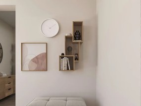 Fali polc ALITTY 96x46 cm, artisan tölgy