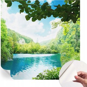 Dekoratív öntapadós fotótapéta Hálószobába Természetes oázis 250x250 cm