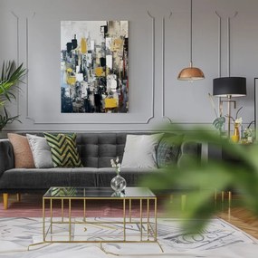 Kép kézzel festett részletekkel 70x100 cm Cityscape – Styler