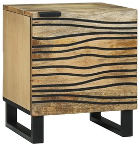 Éjjeli szekrények - 2 db, 40x33,5x46 cm, tömör mangófából