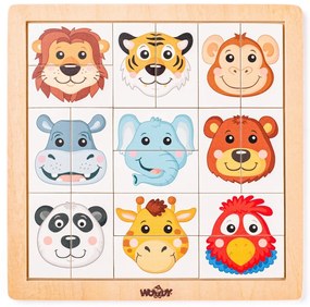 Woody Puzzle Exotic Animals
