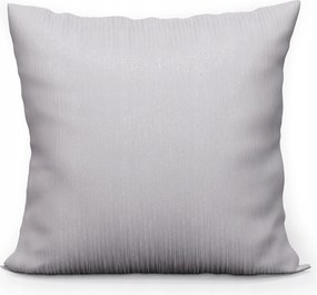 Párnahuzat 40x40 világos szürke, lurex Emma