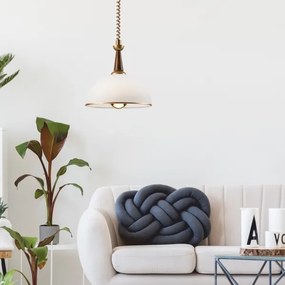 Lehúzható CHIARA mennyezeti lámpa 1xE27/60W/230V barna/cseresznye