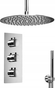 Falsík alatti szett termosztáttal, kerek, 2 funkciós