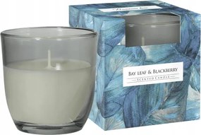 Prémium minőségű babérlevél és szeder illatú gyertya 100g