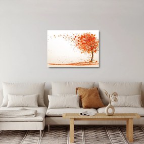 Kép - Fa a szélben (üvegen) (70x50 cm)