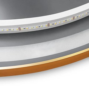 LED Tükör 70cm MMJ BRUSH ROSE GOLD