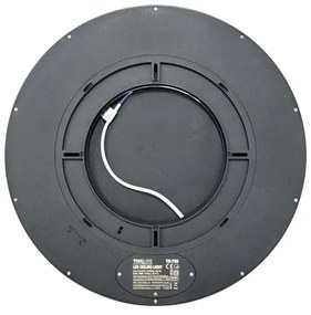 LED mennyezeti lámpatest LED/32W/230V 3000/4000/6500K átm. 40 cm fekete